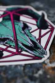 Aries d20 - Zodiac DnD Inspired Premium Vinyl Sticker