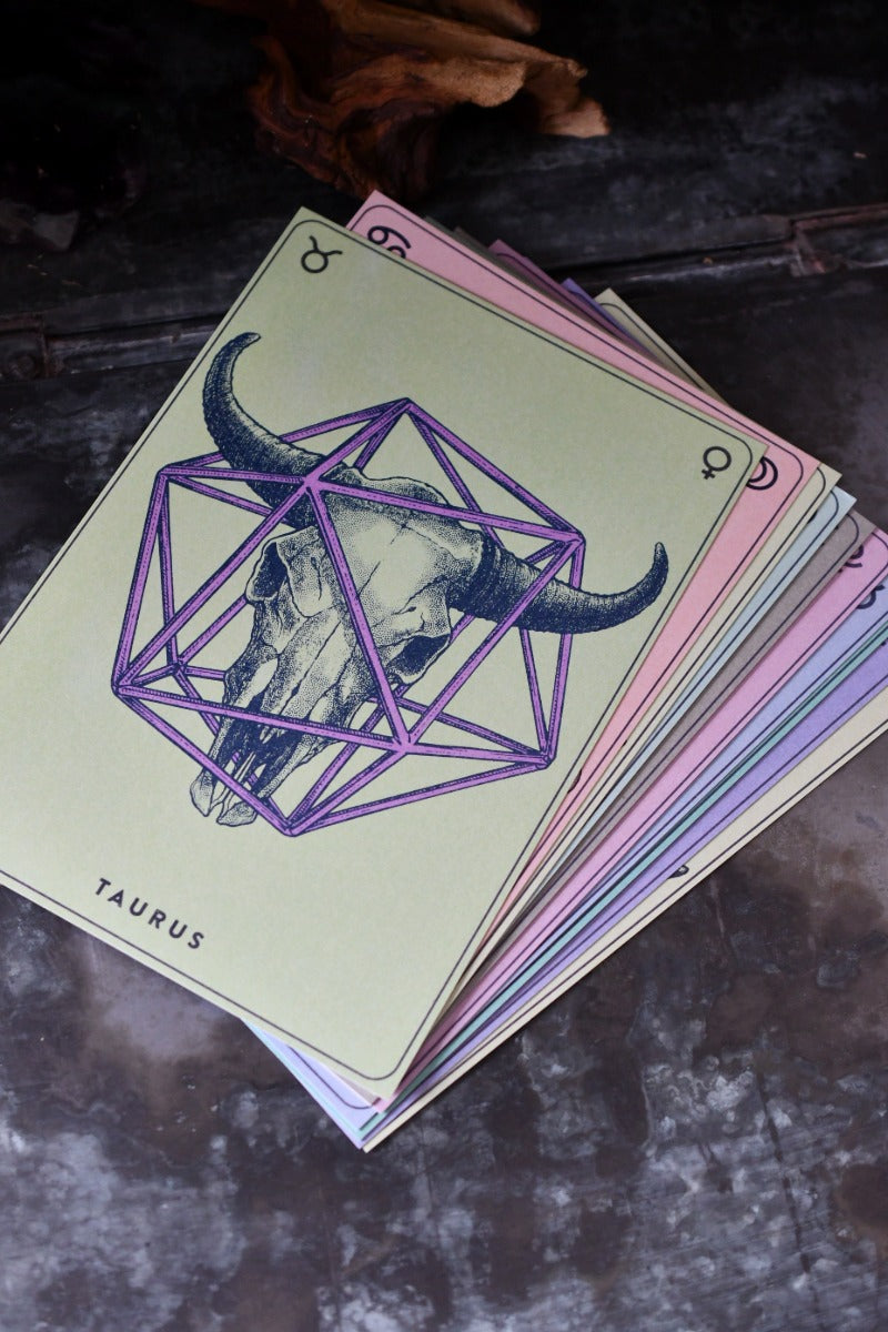 Zodiac d20 Series - Complete Set of Art Prints