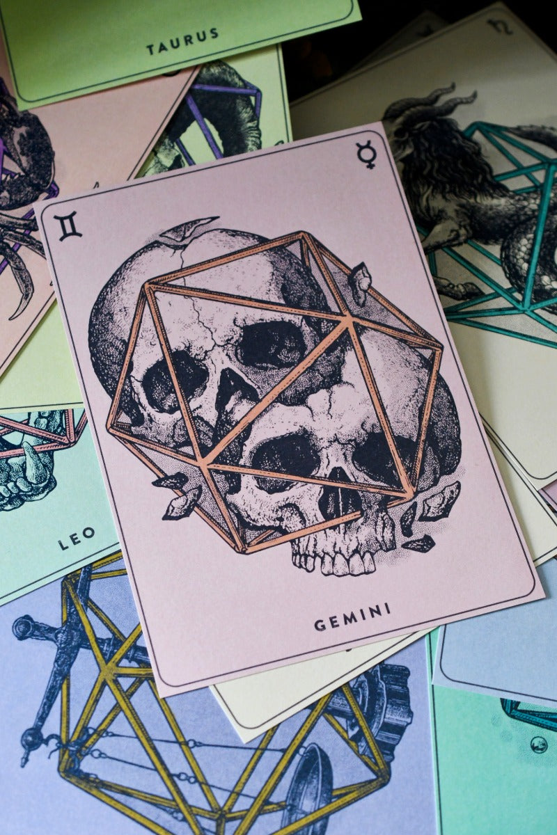 Zodiac d20 Series - Complete Set of Art Prints