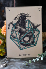 Capricorn - Zodiac d20 Art Print