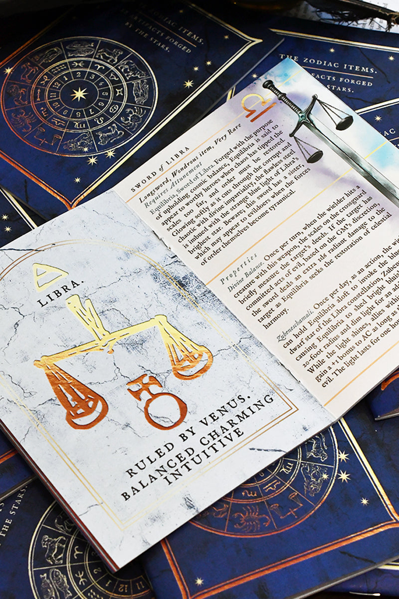 The Zodiac Items - 12 Items Forged by the Stars for RPGs - Zine
