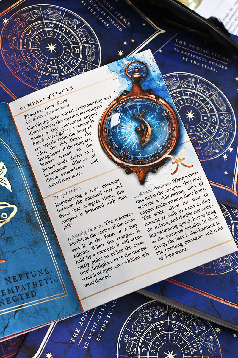 The Zodiac Items - 12 Items Forged by the Stars for RPGs - Zine