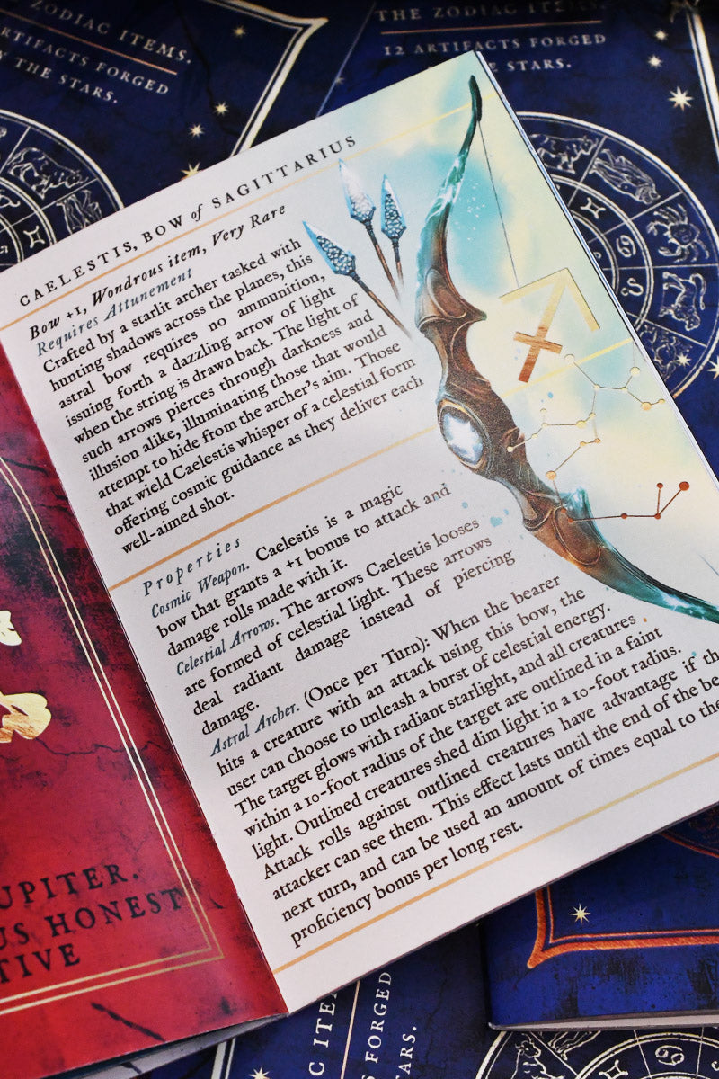 The Zodiac Items - 12 Items Forged by the Stars for RPGs - Zine