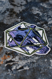 Leo d20 - Zodiac DnD Inspired Premium Vinyl Sticker