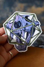 Leo d20 - Zodiac DnD Inspired Premium Vinyl Sticker