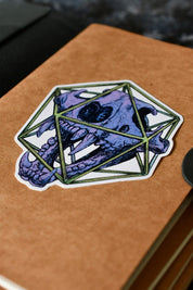 Leo d20 - Zodiac DnD Inspired Premium Vinyl Sticker