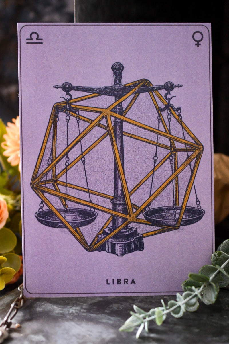 Libra - Zodiac d20 Art Print
