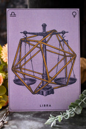 Libra - Zodiac d20 Art Print