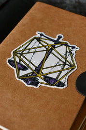 Libra d20 - Zodiac DnD Inspired Premium Vinyl Sticker
