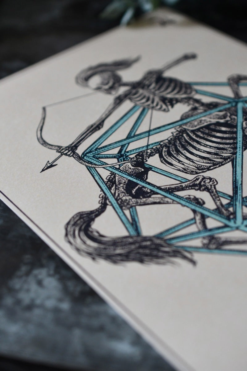 Sagittarius - Zodiac d20 Art Print