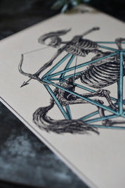 Sagittarius - Zodiac d20 Art Print