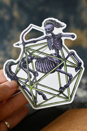 Sagittarius d20 - Zodiac DnD Inspired Premium Vinyl Sticker