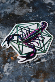 Scorpio d20 - Zodiac DnD Inspired Premium Vinyl Sticker
