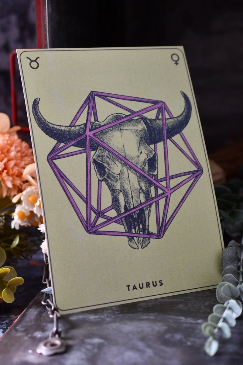 Taurus - Zodiac d20 Art Print