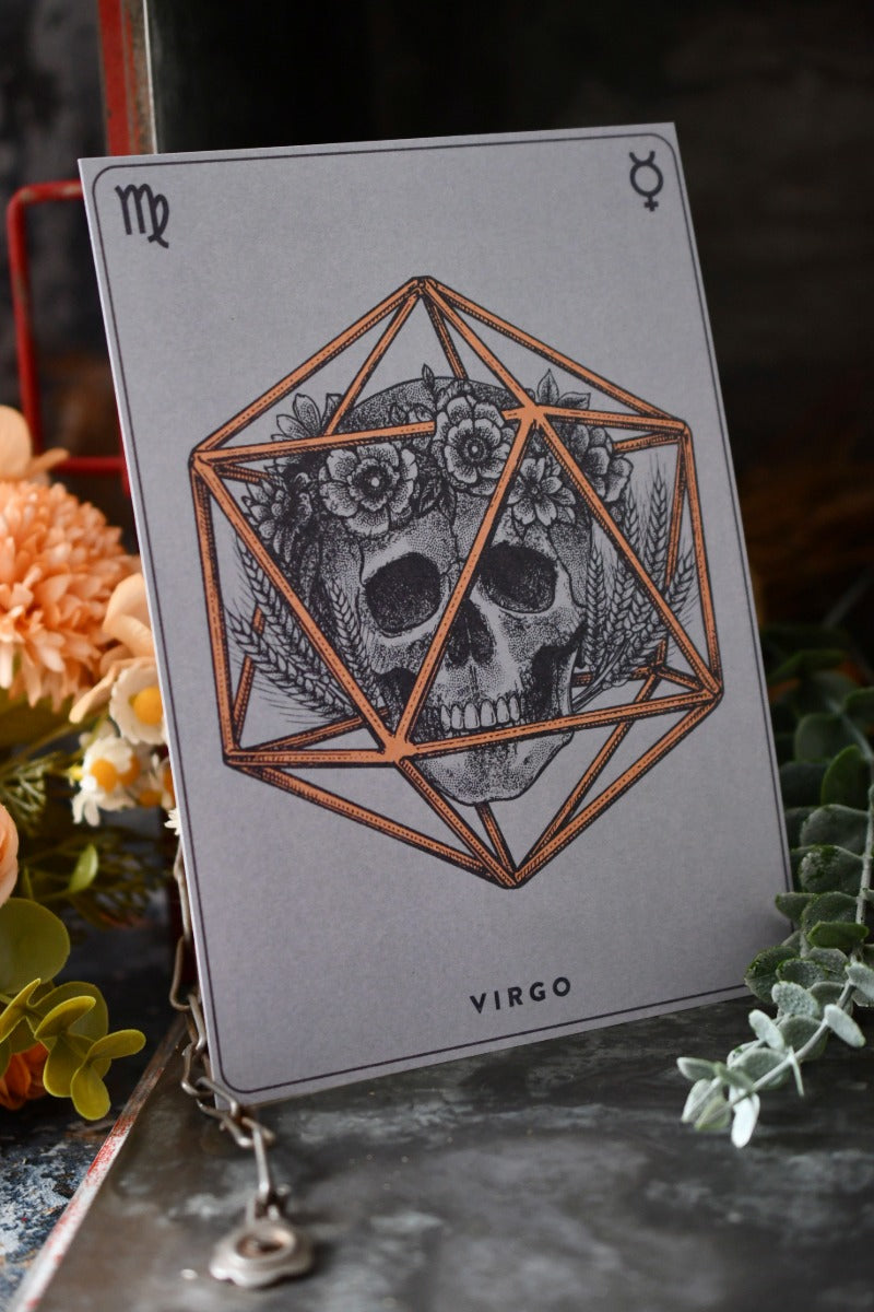 Virgo - Zodiac d20 Art Print
