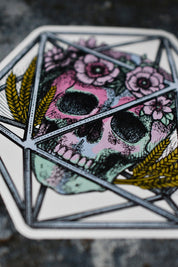 Virgo d20 - Zodiac DnD Inspired Premium Vinyl Sticker