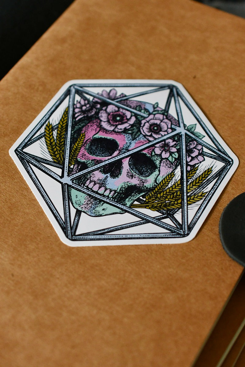 Virgo d20 - Zodiac DnD Inspired Premium Vinyl Sticker