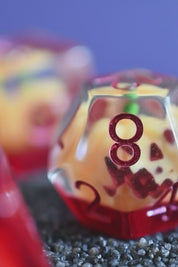 Jack O Lantern - Acrylic Dice Set