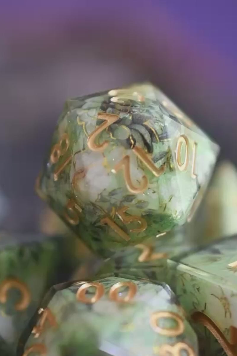 Royal Botanical - Premium Sharp Edge Dice Set