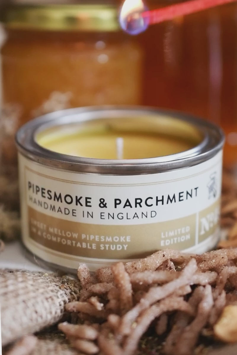 Pipesmoke and Parchment - Gaming Candle