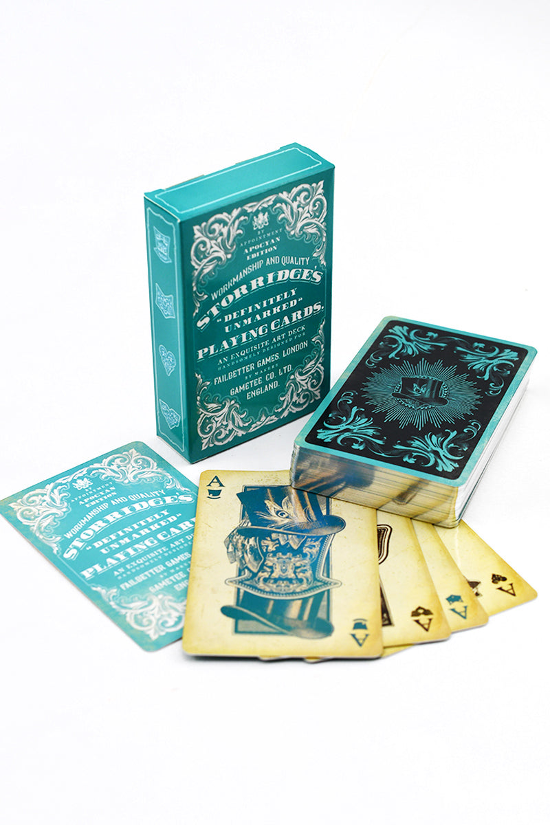 Storridge's Definitely Unmarked Playing Cards - Apocyan Edition GAMETEEUK Storridge's Definitely Unmarked Playing Cards - Apocyan Edition GAMETEEUK
