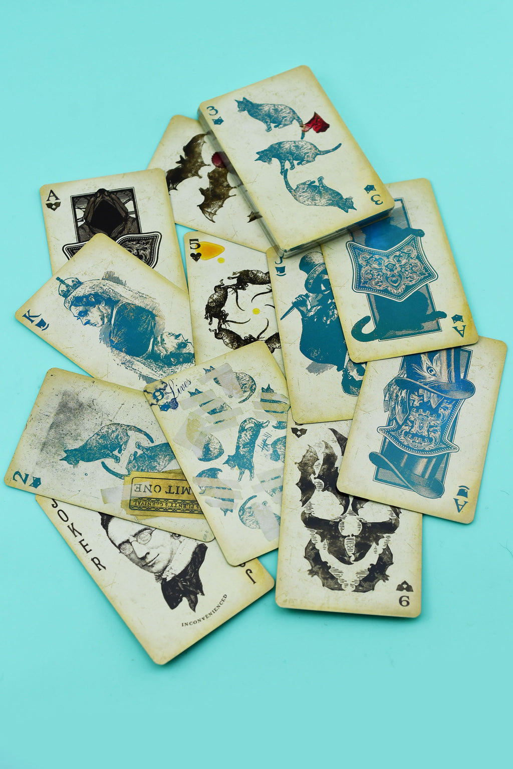 Storridge's Definitely Unmarked Playing Cards - Apocyan Edition – GAMETEEUK