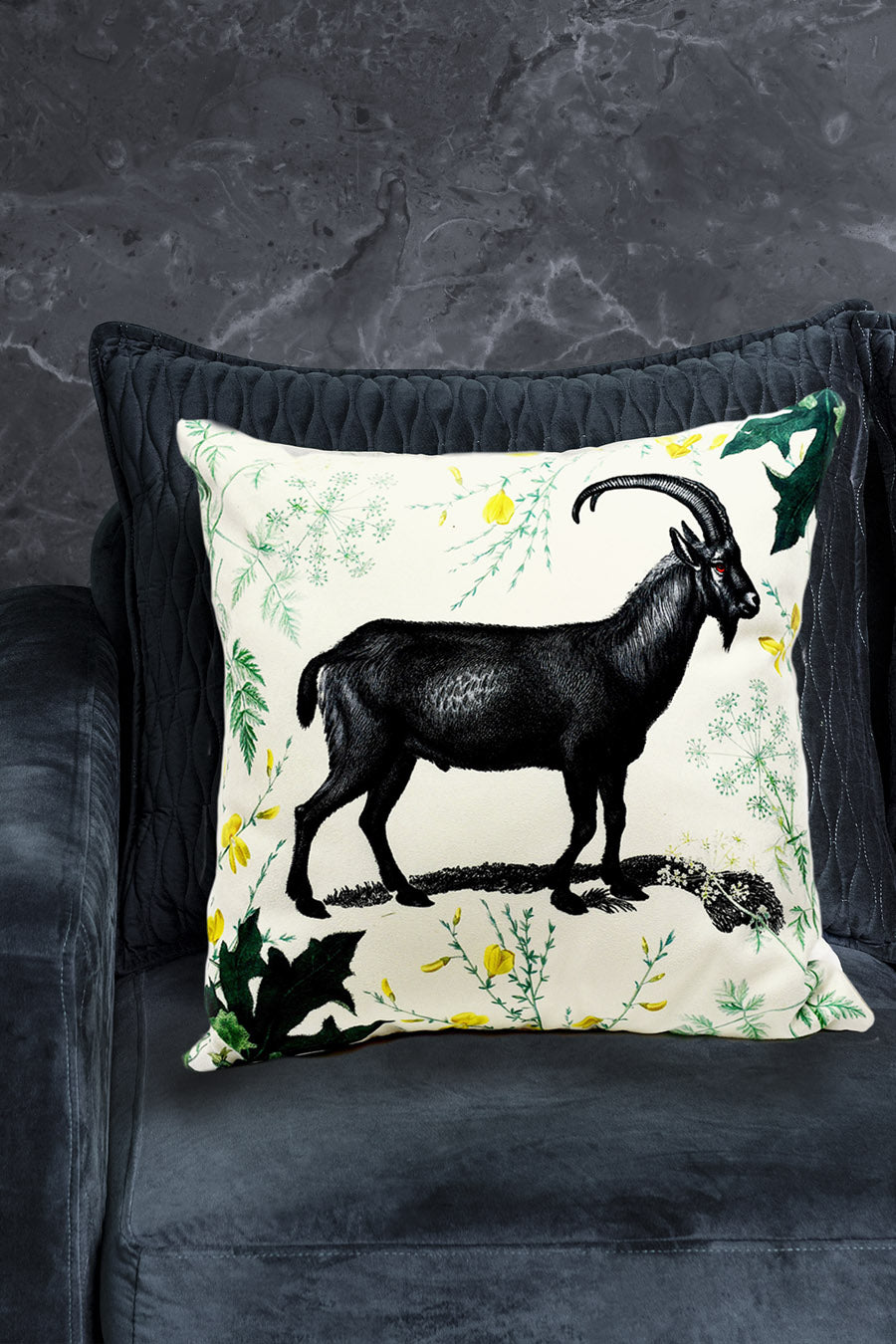 Black Phillip Goat Cushion
