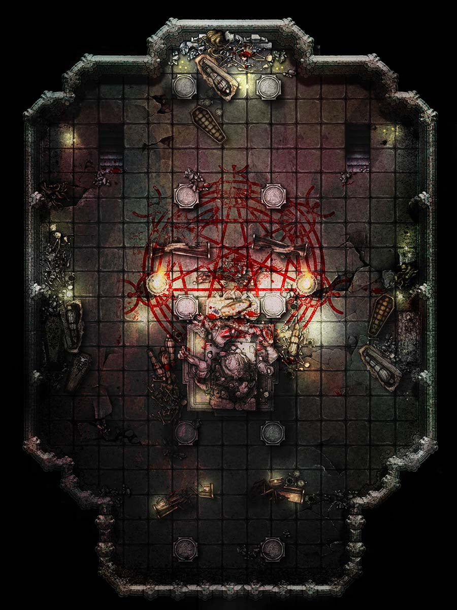 Church of Evil - Two-Layer Digital Map