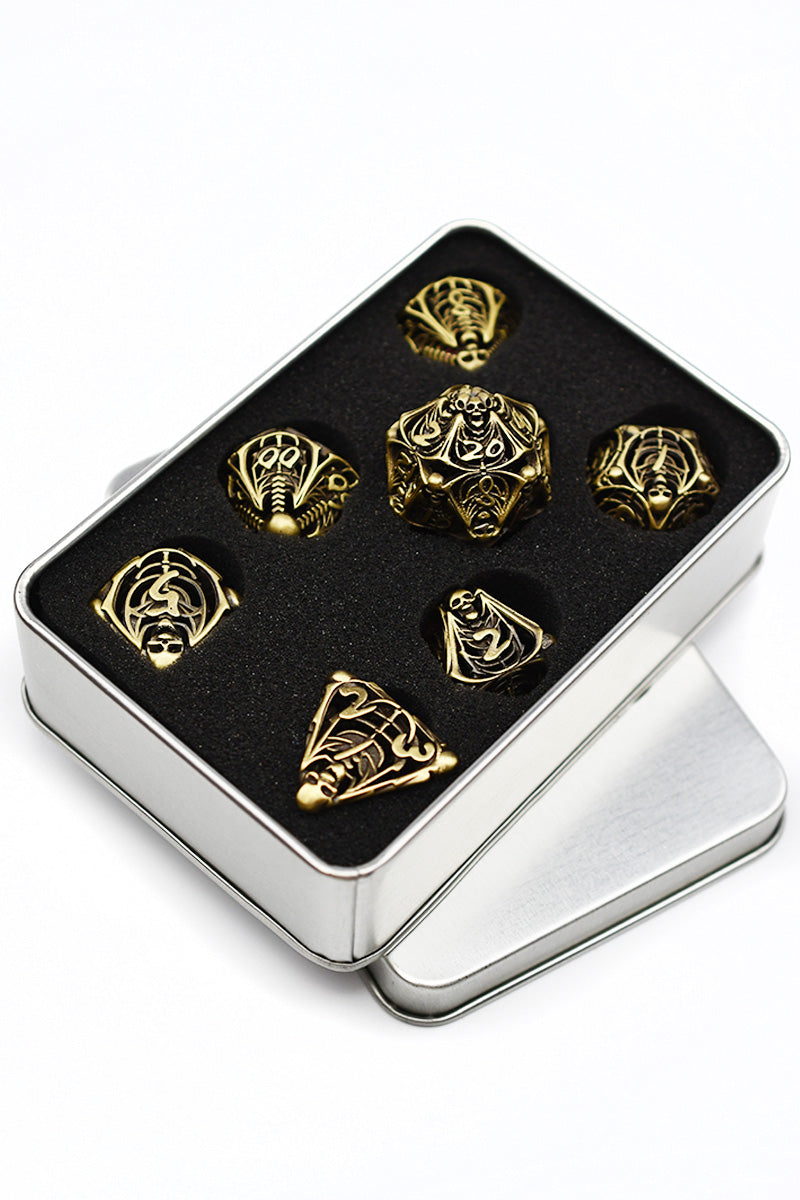 Death's Swift Wings - Premium Metal Dice Set