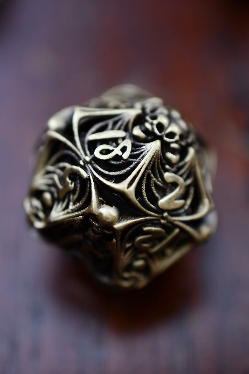 Death's Swift Wings - Premium Metal Dice Set
