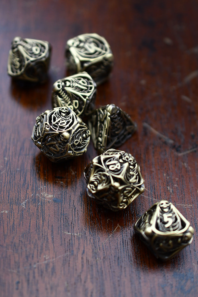 Death's Swift Wings - Premium Metal Dice Set