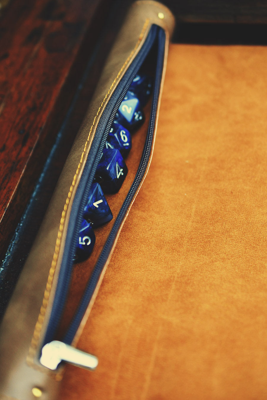 Dice Roll and Integrated Mat - Tan