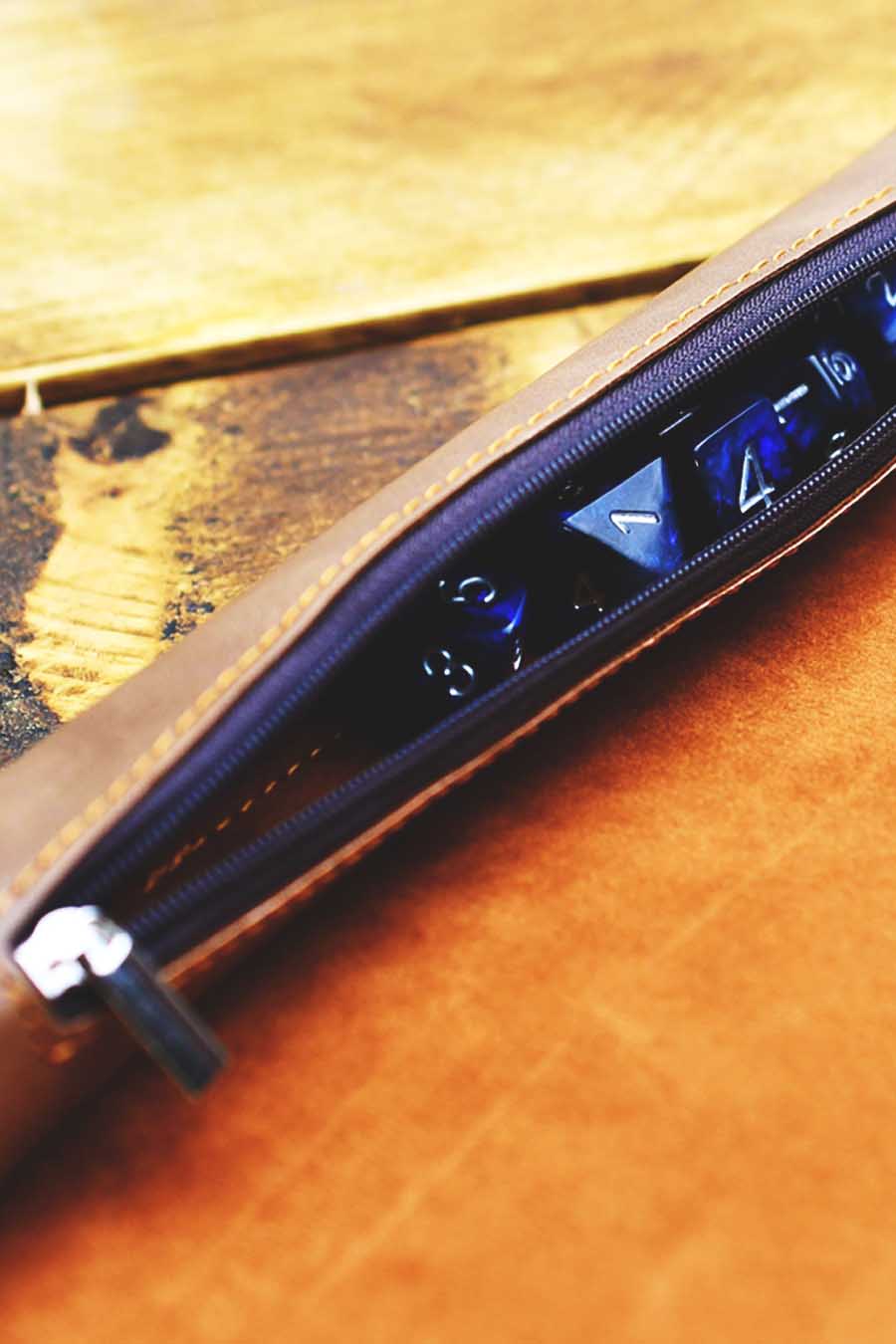 Dice Roll and Integrated Mat - Tan