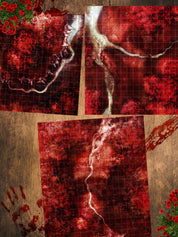 Bloodwood Grove Epic Dungeon - Digital Maps with Animation