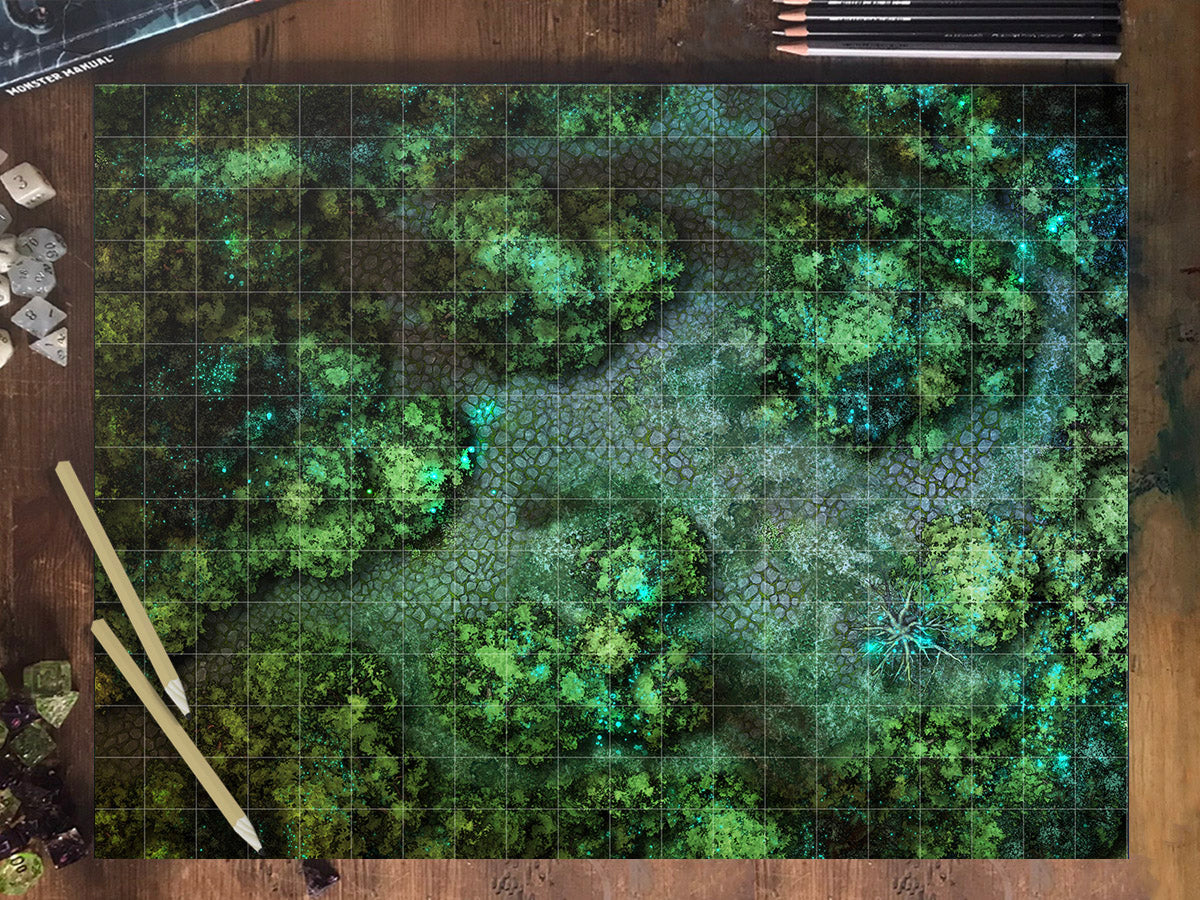 Faewhisper Forest - 2- Part Digital Map with Animations