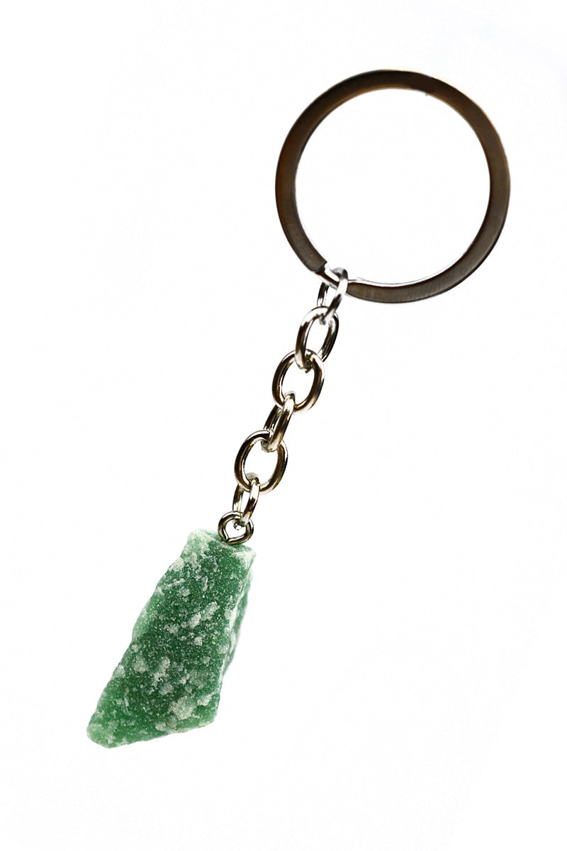 Fluorite Crystal Keyring
