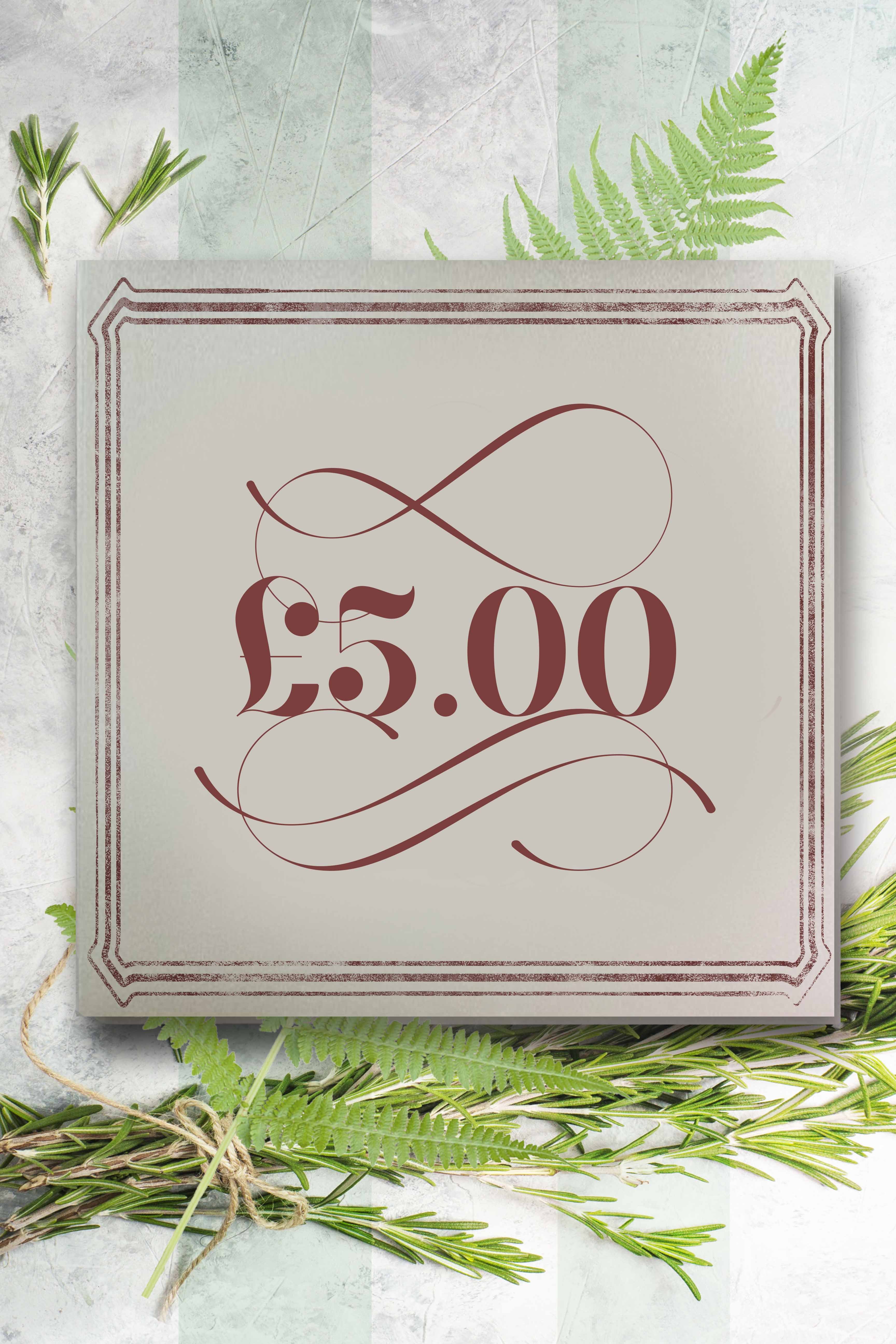 Gift Card - £5.00