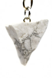 Howlite Crystal Keyring