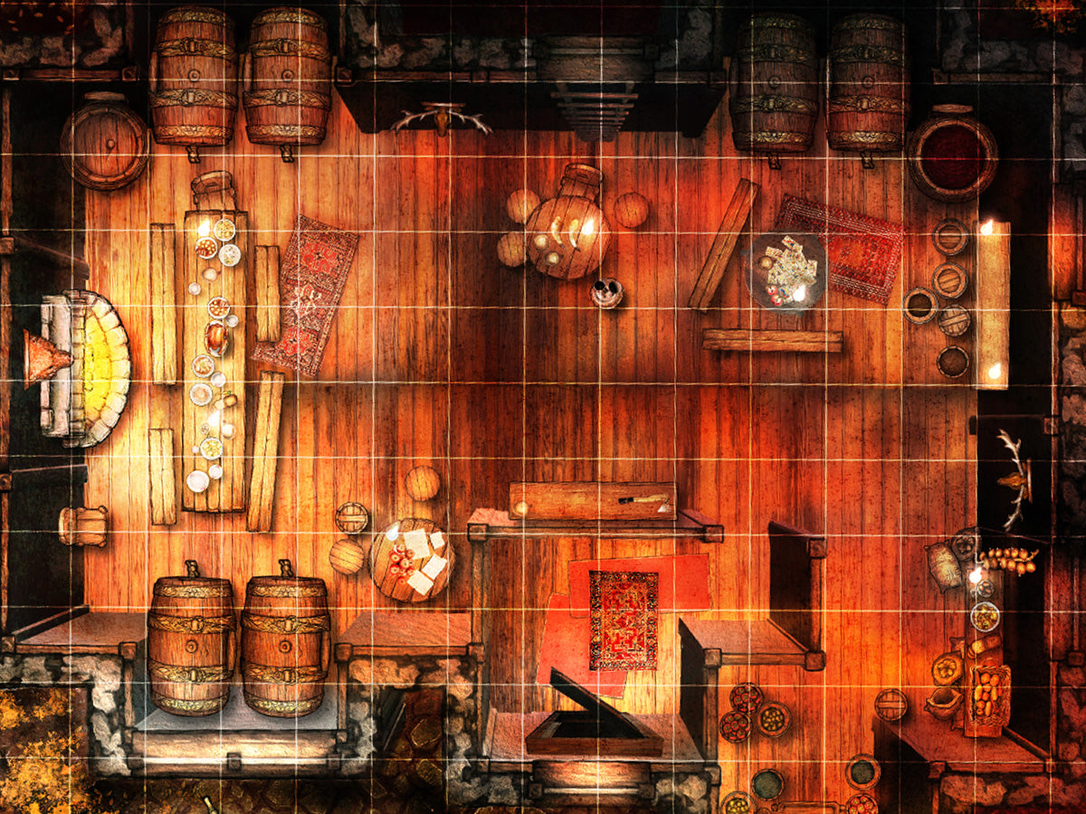 Hunting Lodge Red - Digital Map