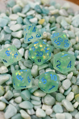 Leviathan's Scales - Matte Frosted Acrylic Dice Set