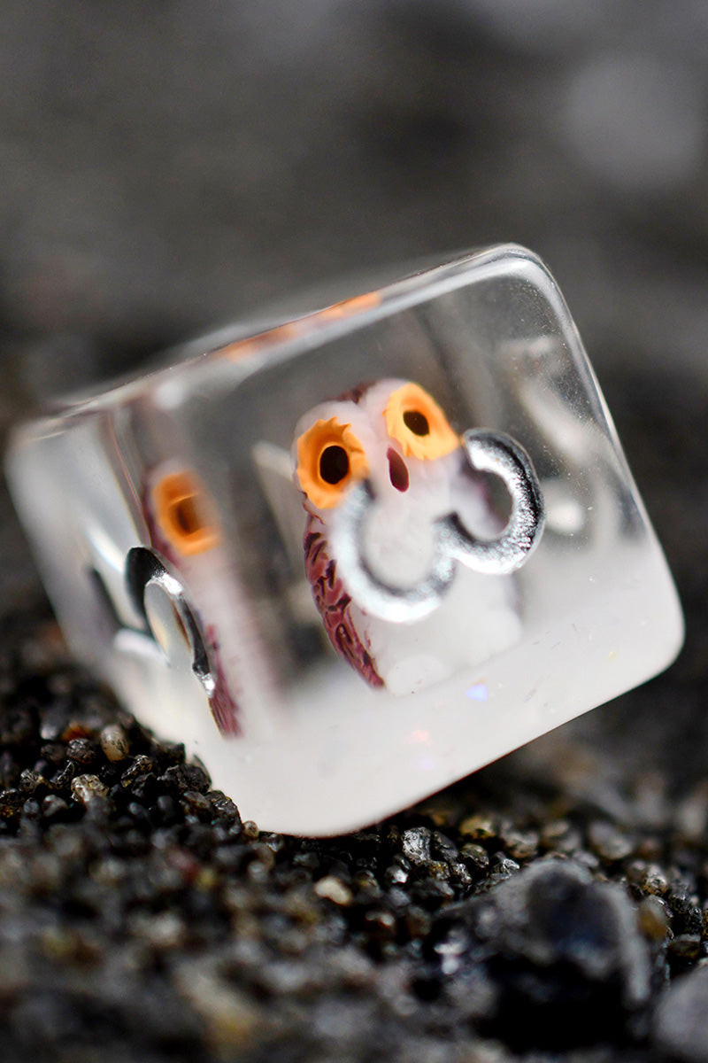 Messenger Owl - Tiny Owls Acrylic Dice Set