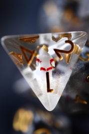 Moon Landing - Tiny Astronauts Acrylic Dice Set