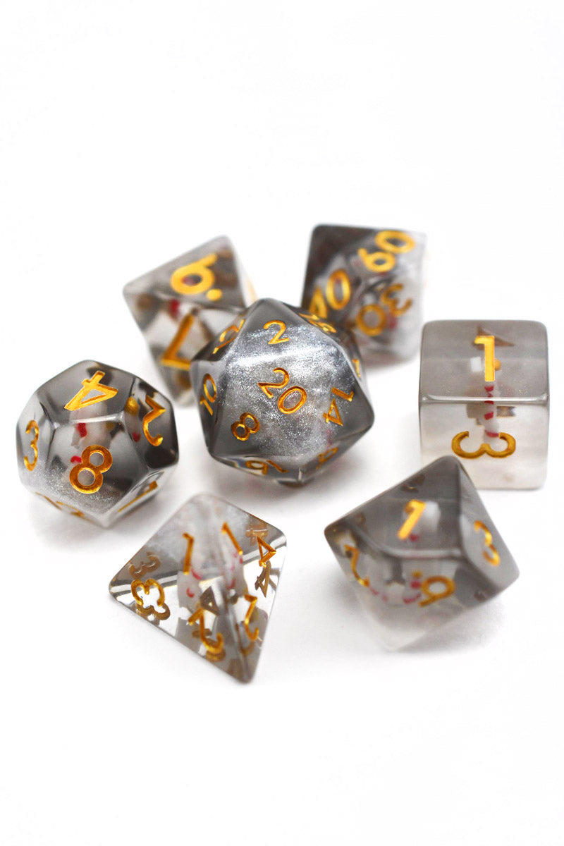 Moon Landing - Tiny Astronauts Acrylic Dice Set