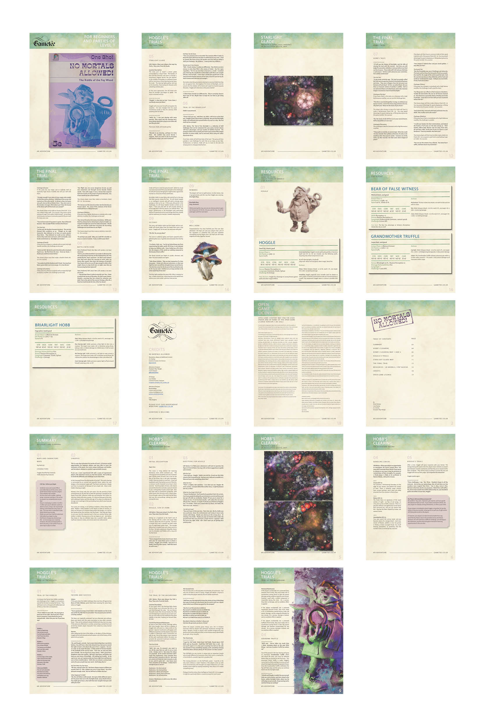 No Mortals Allowed!- 5e Mini-Module Digital Adventure