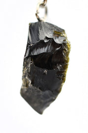 Obsidian Crystal Keyring