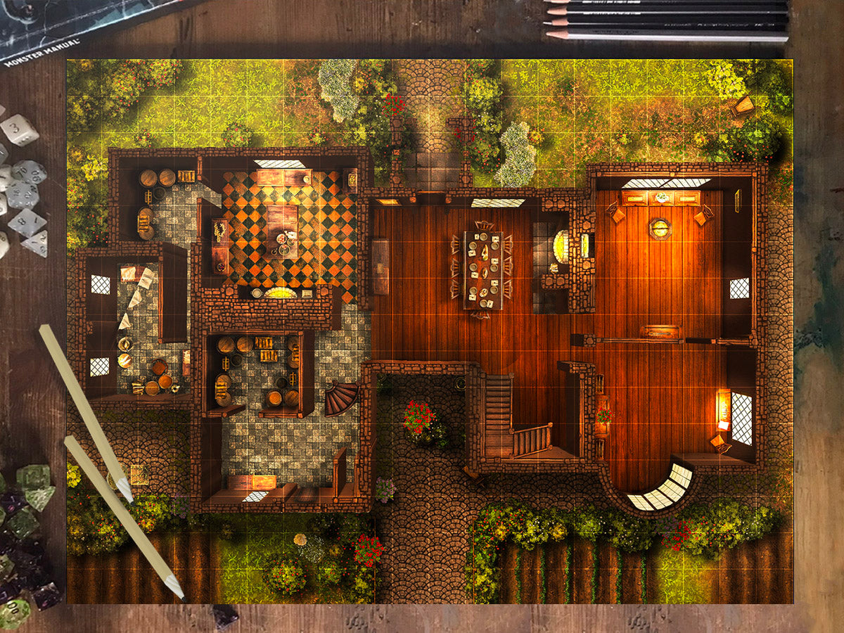 Old Hall Manor - 2- Level Digital Map