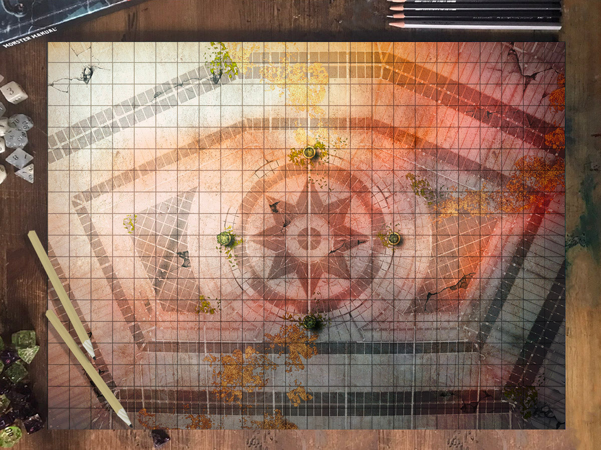 Shooting Star Square - Digital Map with Animations