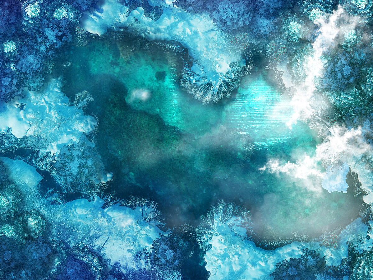 Snowy Hot Spring - 2- Part Digital Map