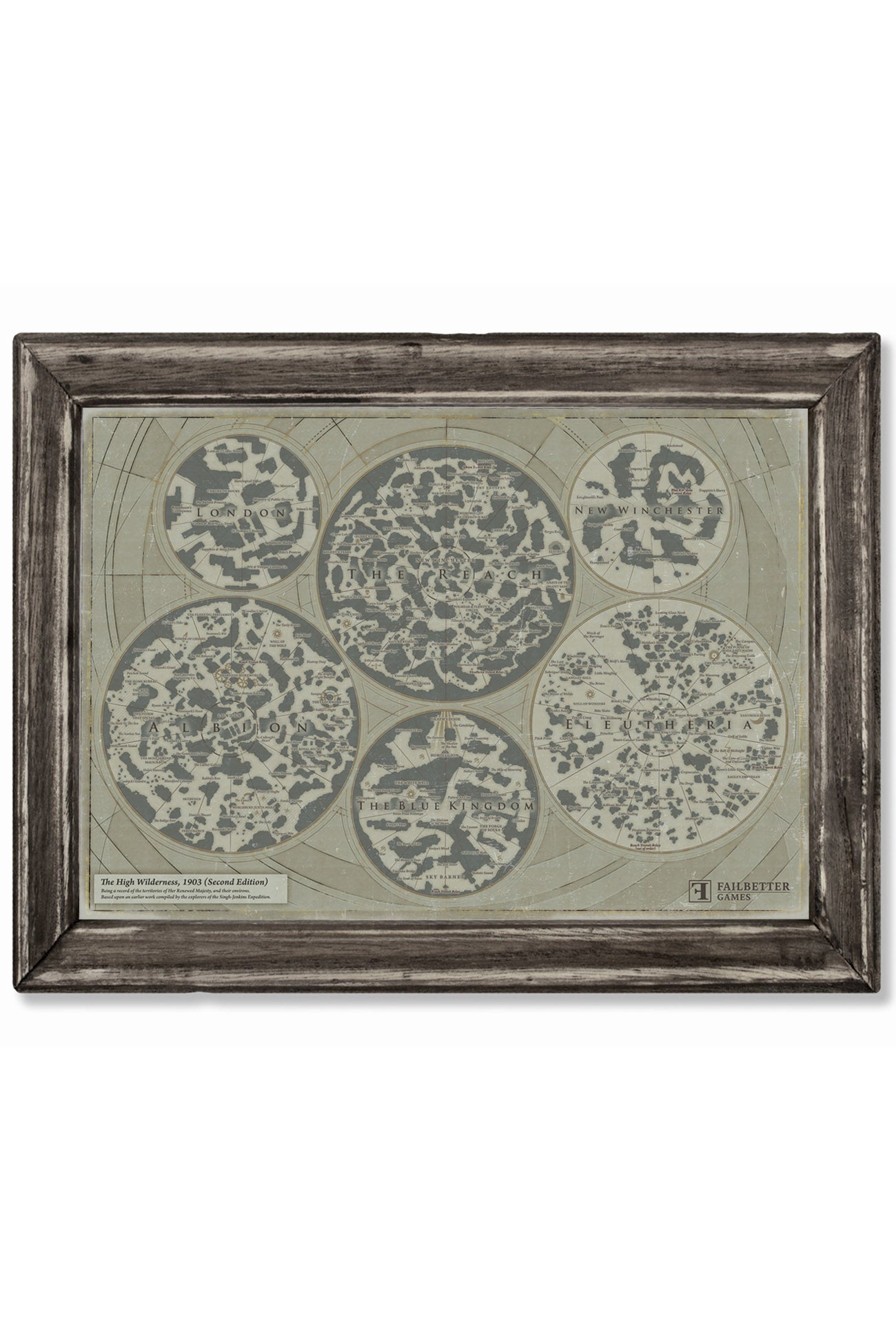 High Wilderness Star Chart – Sunless Skies