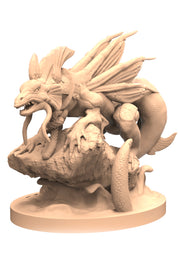 Tadpole the Water Dragon - 32mm Scale Digital Miniature